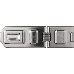 Abus Tür-Diskus-Überfalle, mit Ösenplatte, Edelstahl 140/190 B/DFNLI, rostfrei, zum Anschrauben, L 190mm, H 56mm Nr. 33717