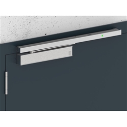 ECO Freilauf-Türschließer Set FTS-R III 3-6 RAL 9006 silber inkl. Gleitschiene und Montageplatte, Türflügelbreiten bis 1400mm für Band- und Bandgegenseite Nr. 5030067888