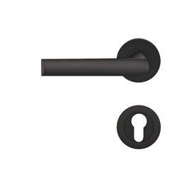 Karcher Halbgarnitur Paris ER 55 PZ Kosmos Schwarz, Din Links, inkl. Haken-Wechselstift Z1400-80 Nr. ER55 PZL 83