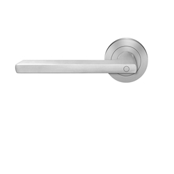 Karcher KD Basic Drückerpaar auf Rosette Montana ER54 BCL mit Privacy Funktion, DIN Links Edelstahl matt Nr. ER54 BCL 71