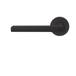 Karcher KD Basic Drückerpaar auf Rosette Montana ER54 BCL mit Privacy Funktion, DIN Links Kosmos Schwarz Nr. ER54 BCL 83