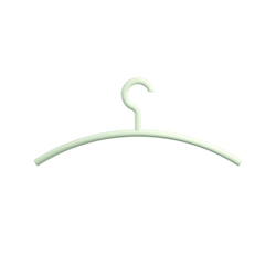 Hewi Garderoben-Kleiderbügel, B 450mm, H 191mm, 570.99.001, Polyamid, reinweiß, zum Einhängen, für Stangen Ø 33mm, Bügel Ø 16mm Nr. 570.99.00199