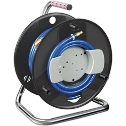 Brennenstuhl Druckluftschlauchtrommel Standard (18,5m Schlauch + 1,5m Verbindungsschlauch, mit Metall-Einhand-Schnellkupplungen, Made in Germany) Nr. 1127020