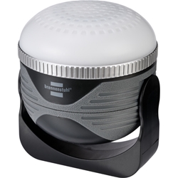 Brennenstuhl Akku LED Outdoor Leuchte OLI 310 AB mit Bluetooth® Lautsprecher (Campingleuchte mit Magnet und Haken / Campinglampe für außen mit Lautsprecher 1x 3W , aufladbar und inkl. USB-Powerbank) Nr. 1171640