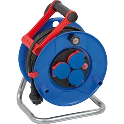 Brennenstuhl Garant IP44 Kabeltrommel (25m, Spezialkunststoff, kurzfristiger Einsatz im Außenbereich, Made in Germany) Nr. 1218580