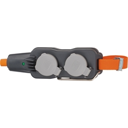 Brennenstuhl professionalLINE Powerblock/Verteilersteckdose 4-fach (Baustelleneinsatz und ständiger Einsatz im Freien, IP54) Nr. 9837570