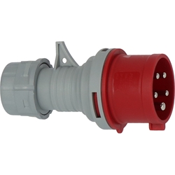 Brennenstuhl CEE-Stecker 400V/16A (für die Verwendung im Außenbereich IP44, schraubbare Anschlusstechnik, 5-polig) Nr. 1081030020