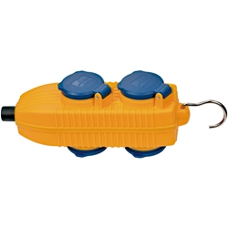 Brennenstuhl Steckdosen-Powerblock 4-fach Schuko 2K-Version, 230V/16A, IP54 Nr. 1081070010