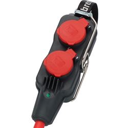 Brennenstuhl Professional Powerblock/Verteilersteckdose 4-fach (Baustelleneinsatz und ständiger Einsatz im Freien, IP54) Nr. 9837570010