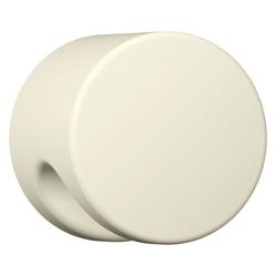 Hewi Knauf 557.50KB, mit Griffmulde, Ø 52mm, rund, reinweiß matt Nr. 557.50KB 99