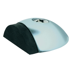 KWS Bodentürstopper silberfarbig eloxiert, 2001, mit Verdrehsicherung, B 57mm, H 18mm Nr. 200131