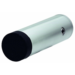 KWS Wandpuffer, mit einseitigem Gummipuffer, Edelstahl, 2073, Ø 30mm, L 120mm, edelstahl, sichtbar verschraubt Nr. 207382