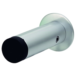 KWS Wandpuffer, mit Rosette, Edelstahl, 2077, Ø 30mm, L 120mm, edelstahl, sichtbar verschraubt Nr. 207783
