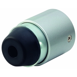 KWS Wandpuffer, mit gefedertem Gummipuffer, Stahl, 2120, Ø 60mm, L 90mm, silberfarbig, verdeckt verschraubt Nr. 212002