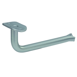 KWS GA-Handlaufstütze, 4523, mit flacher Auflage, Stahl, blau verzinkt, Wandabstand 130mm, zum Einmauern Nr. 452306