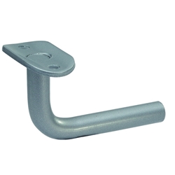 KWS GA-Handlaufstütze, 4527, mit flacher Auflage, Stahl, stahl blank, Wandabstand 75mm, zum Anschweißen Nr. 452701