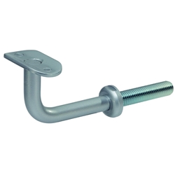 KWS GA-Handlaufstütze, 4529, mit flacher Auflage, edelstahl geschliffen, Wandabstand 75mm, verdeckt verschraubt Nr. 452983