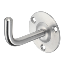 KWS Gebäudeausstattung-Handlaufstütze, 4627, edelstahl geschliffen, Wandabstand 75mm, zum Anschweißen Nr. 462782