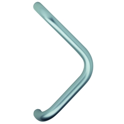 KWS HT-Stoßgriff, Dreieck, Aluminium, 8131, Befestigungsabstand 300mm, silberfarbig, eloxiert Nr. 813122