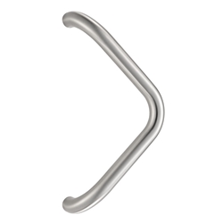 KWS HT-Stoßgriff, Dreieck, Aluminium, 8285, Befestigungsabstand 350mm, messingfarbig, eloxiert Nr. 828524