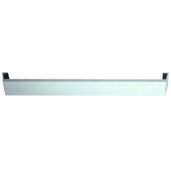KWS HT-Stoßgriff, Rechteckrohr, Aluminium, 8333, Befestigungsabstand 110mm, dunkelbraun, eloxiert Nr. 833347