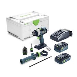 Festool Akku-Schlagbohrschrauber TPC 18/4 5,0/4,0 I-Plus QUADRIVE Nr. 577651