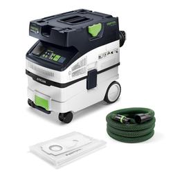 Festool Absaugmobil CLEANTEC CTH MIDI I AC, inkl. Hauptfilter HF-CTH COMP, Saugschlauch glatt Ø 27/32x3,5m-AS/CTR, Sicherheitsfiltersack FIS-CTH MIDI Nr. 578558