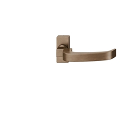 FSB AGL® Halbgarnitur 06 1164, ohne Schlüsselrosette, eckig, Vierkant 9mm, ohne Stütznocken, dunkelbronze patiniert gewachst, Stärke Abdeckung 14mm, für Feuerschutz, Lagerung festdrehbar Nr. 0 06 1164 17263 7625