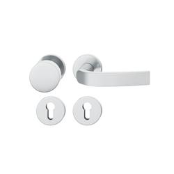 FSB AGL® 3 Wechselgarnitur 76 1271, Rosette, rund, PZ, 72/9, DIN Rechts, Stärke Abdeckung 7mm, TS 39-48mm, edelstahl fein matt, für Feuerschutz, Lagerung festdrehbar Nr. 0 76 1271 61710 6204