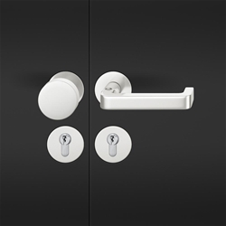 FSB AGL® 3 Wechselgarnitur 79 1134, Rosette, rund, PZ, 72/9, DIN Rechts, Stärke Abdeckung 3mm, TS 45-54mm, naturfarben eloxiert, für Feuerschutz, Lagerung festdrehbar Nr. 0 79 1134 81710 0105