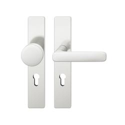 FSB AGL® 3 Wechselgarnitur 72 1289, Langschild eckig, PZ, 72/9, DIN Links, TS 39-48mm, naturfarben eloxiert Nr. 0 72 1289 62410 0105