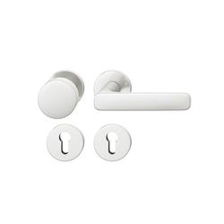 FSB AGL® 3 Wechselgarnitur 72 1289, Rosette, rund, PZ, 72/8, DIN Rechts, Stärke Abdeckung 7mm, TS 39-48mm, naturfarben eloxiert, Lagerung festdrehbar Nr. 0 72 1289 61710 0105