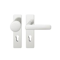 FSB AGL® 3 Wechselgarnitur 76 1289, Kurzschild eckig, PZ, 72/9, DIN Rechts, TS 39-48mm, naturfarben eloxiert, für Feuerschutz Nr. 0 76 1289 60310 0105