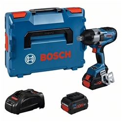 Bosch Akku-Drehschlagschrauber GDS 18V-1050 H, 2 x Akku ProCORE18V 5.5Ah, Ladegerät, L-BOXX Nr. 06019J8503