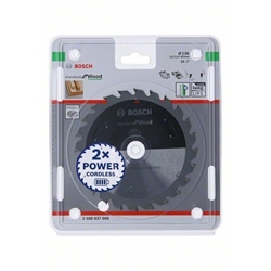 Bosch Akku-Kreissägeblatt Standard for Wood, 136x1,5/1x20, 24 Zähne Nr. 2608837668