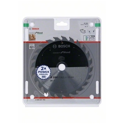 Bosch Akku-Kreissägeblatt Standard for Wood, 184x1,6/1,1x20, 24 Zähne Nr. 2608837702