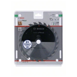 Bosch Akku-Kreissägeblatt Standard for Wood, 190x1,6/1,1x20, 24 Zähne Nr. 2608837704