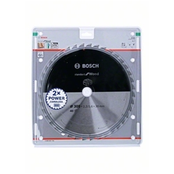 Bosch Akku-Kreissägeblatt Standard for Wood, 305x2,2/1,6x30, 40 Zähne Nr. 2608837741