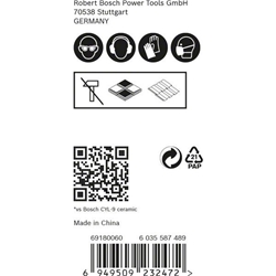 Bosch EXPERT HardCeramic HEX-9 Bohrer-Set, 5/6/8mm, 3-tlg. Nr. 2608900595