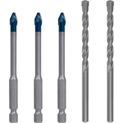 Bosch EXPERT HEX-9 HardCeramic Bohrer Mixed Set, 6mm, 5-tlg. Nr. 2608900596