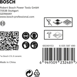 Bosch EXPERT HEX-9 HardCeramic Bohrer Mixed Set, 6mm, 5-tlg. Nr. 2608900596