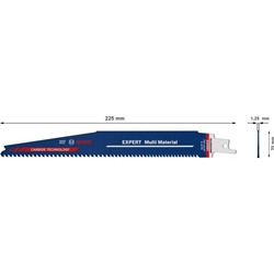 Bosch EXPERT Multi Material S 1156 XHM Säbelsägeblatt, 1 Stück, für Säbelsägen Nr. 2608900391