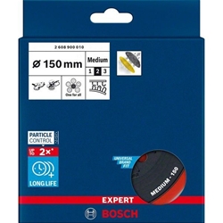 Bosch EXPERT Multihole Stützteller für Bosch, 150mm, medium, für Exzenterschleifer Nr. 2608900010