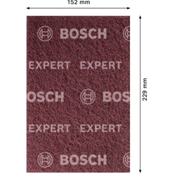 Bosch EXPERT N880 Vliespad zum Handschleifen, 152x229mm, Medium A, 20-tlg. Nr. 2608901214