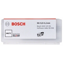 Bosch Hobelmesser, 56mm, gerade, Carbide, 40°, 10 Stück Nr. 2608000673
