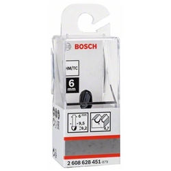 Bosch Hohlkehlfräser, 6mm, R1 4,7mm, D 9,5mm, L 9,2mm, G 40mm Nr. 2608628451