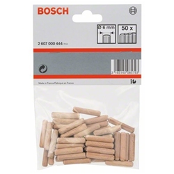 Bosch Holzdübel 6mm, 30mm, 50er-Pack Nr. 2607000444