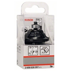 Bosch Kantenformfräser D, 8mm, R1 6,3mm, B 15mm, L 18mm, G 60mm Nr. 2608628397