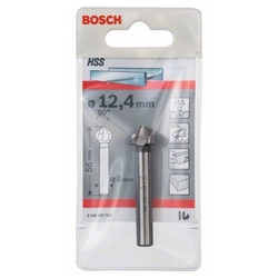 Bosch Kegelsenker mit zylindrischem Schaft, Ø: 12,4mm, M6, Gesamtlänge 56mm, Schaft-Ø: 8mm Nr. 2608597507