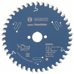 Bosch Kreissägeblatt EXPERT for Aluminium, 140x20x1,8mm, 42 Zähne Nr. 2608644092